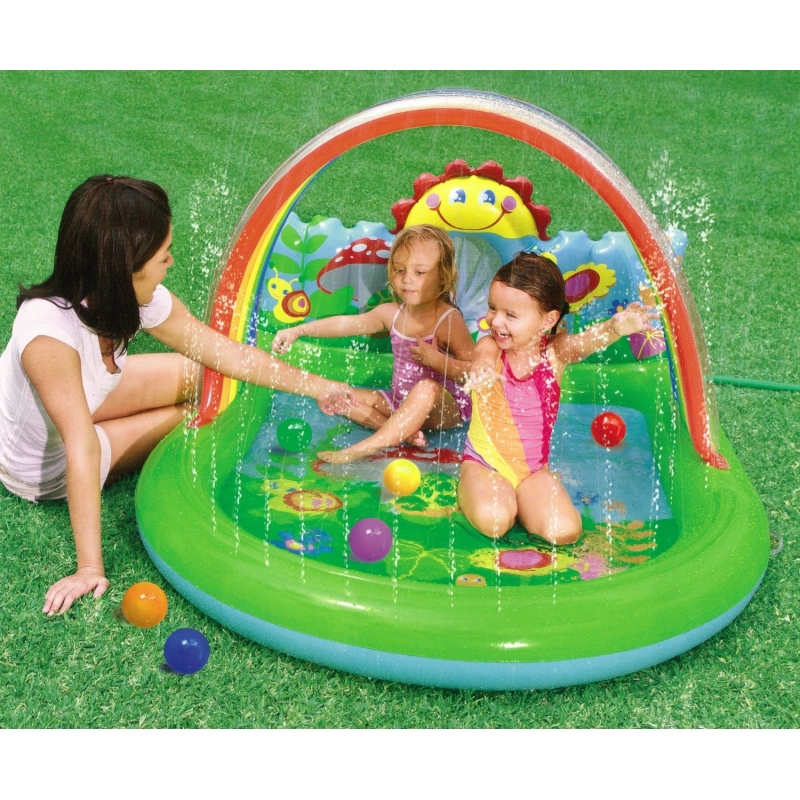 piscine gonflable jet d'eau