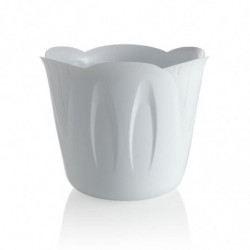 Cache-pot - MIMOSA - D 25 cm - Blanc