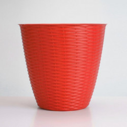 Cache-pot - PAGLIA - D 14 cm - Rouge