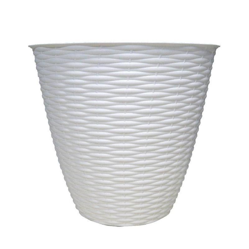 Cache-pot - PAGLIA - D 29 cm - Blanc