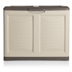 Conteneur en plastique - 200 L - Taupe