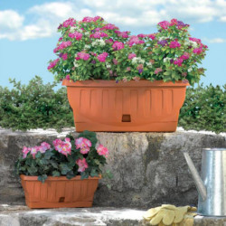 Jardinière - NATURA - 80 cm - Terracotta