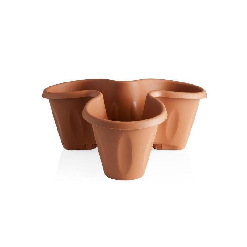 Pot de fleurs - TRIFOGLIO - D 40 cm - Terracotta