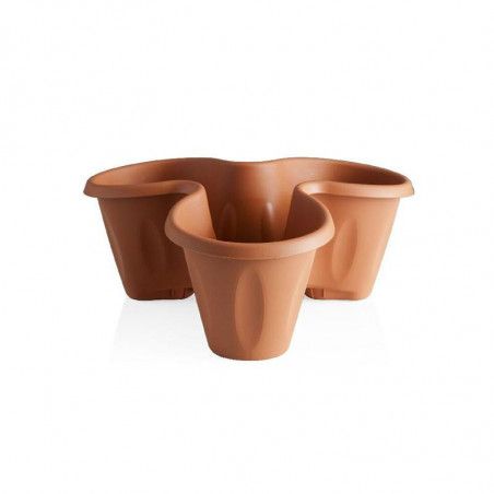 Pot de fleurs - TRIFOGLIO - D 40 cm - Terracotta