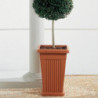 Pot de fleurs - PIRAMIDE - 40 x 40 cm - Terracotta