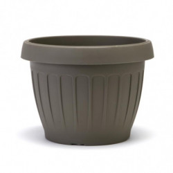 Pot de fleurs - TERRA - D 35 cm - Cappuccino