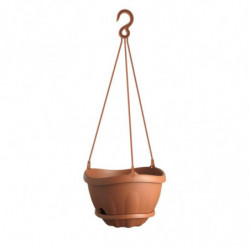 Pot de fleurs à suspendre - GONDOLA - D 28 cm - Terracotta