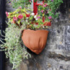 Pot de fleurs mural - GERLA NATURA - 29 x 15 cm - Terracotta