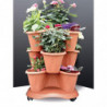 Set de 3 pots - TRIFOGLIO - D 40 cm - Terracotta