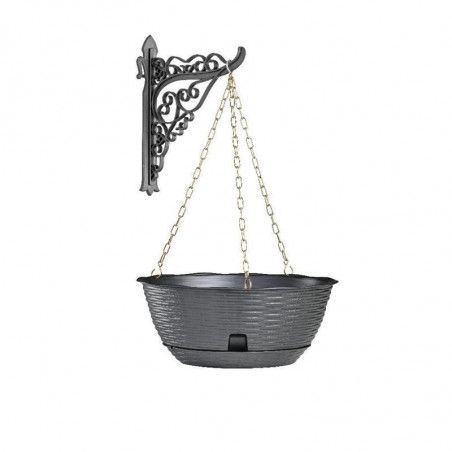 Set de pots de fleurs - PAGLIA - D 30 cm - Anthracite