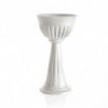 Vase colonne - ALBA - D 43 cm - Blanc