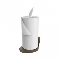 Porte-rouleau essuie-tout - L 14 cm x l 18 cm x H 32,5 cm - Taupe