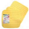 Set de 3 tapis d'évier - Soft - Jaune