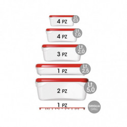 Set de Tupperware Freska - 15 boîtes