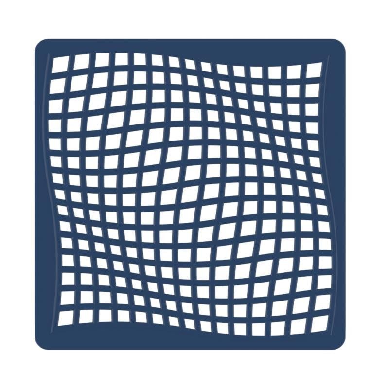 Tapis d'évier - Tapi - L 34 cm x l 34 cm - Bleu