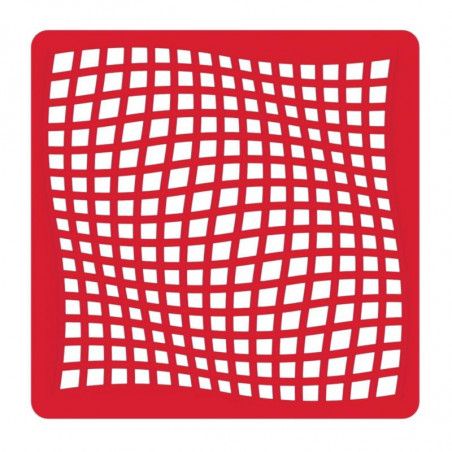 Tapis d'évier - Tapi - L 34 cm x l 34 cm - Rouge