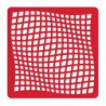 Tapis d'évier - Tapi - L 34 cm x l 34 cm - Rouge