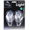 Lot de 2 crochets - Light - L 7,1 cm x l 9,1 cm x H 7,3 cm - Transparent