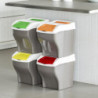 Lot de 4 poubelles Poker Plus - 108 L - Coloris aléatoire