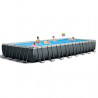 Kit piscine rectangulaire - Ultra silver - 9,75 m x 4,88 m x 1,32 m - Intex