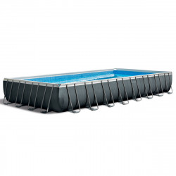 Kit piscine rectangulaire - Ultra silver - 9,75 m x 4,88 m x 1,32 m - Intex