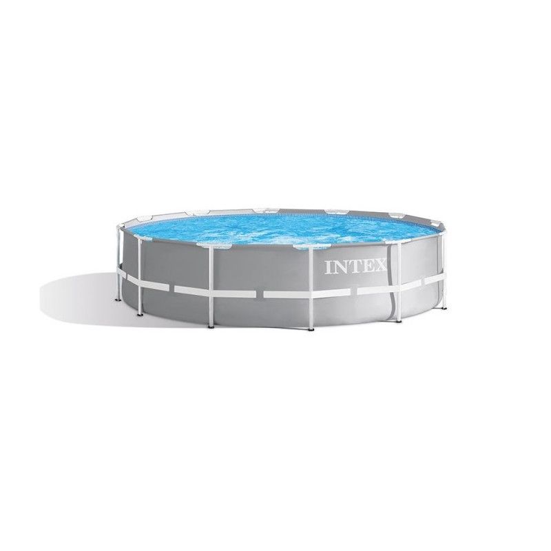 Kit piscine tubulaire ronde - Prism frame - 3,66 m x 1,22 m - Intex
