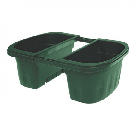 Double jardinière - KLUNIA - 40 cm - Green