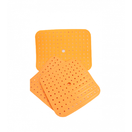 Set de 3 tapis d'évier - Soft - Orange