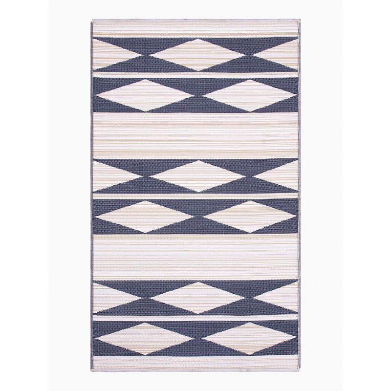 Tapis Cairo - L 180 x l 270 cm - Beige et noir