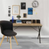 Bureau design - Brice - L 84 x l 50 x H 90 cm - Noir