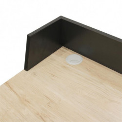 Bureau design - Brice - L 84 x l 50 x H 90 cm - Noir