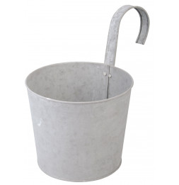 Jardinière en zinc patiné pour balcon - Pot