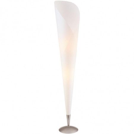 Lampadaire conique - Volcano - D 30 cm x H 153 cm - Blanc