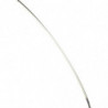 Lampadaire arc en métal - Takio - L 101 x l 28 x H 170 cm - Argenté
