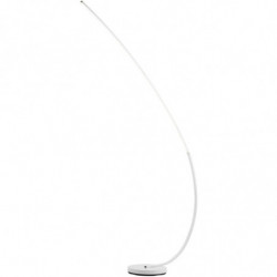 Lampadaire arc en métal - Takio - L 101 x l 28 x H 170 cm - Blanc