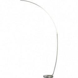Lampadaire arc en métal - Jaxta - L 95 x l 35 x H 170 cm - Argenté