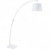 Lampadaire en métal - Patrizia - D 50 x H 188 cm - Blanc