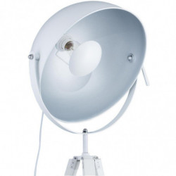 Lampadaire sur trépied - Austin - D 78,5 x H 170 cm - Blanc