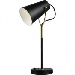 Lampe incandescente - Rispa - D 20 x H 55,5 cm - Noir