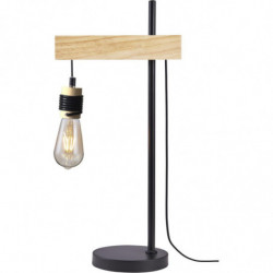 Lampe industrielle - 1 ampoule - L 24 x l 18 x H 60 cm