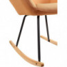 Rocking-chair - Norton - L 70 x l 89 x H 88 cm - Orange