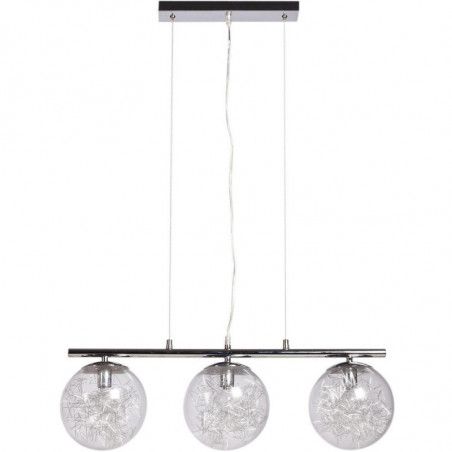 Suspension luminaire - Ada - 3 boules - D 19 cm
