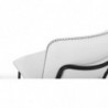 Tabouret de bar - Tova - L 43 x l 59 x H 110 cm - Blanc