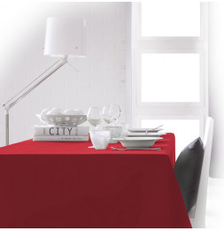 Nappe polyester - 140 x 200 cm - Rouge