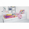Parure de lit Princesses en coton Disney - 140 x 200 cm - Rose