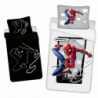 Parure de lit en coton Spider-Man phosphorescente - 140 x 200 cm - Blanc