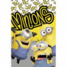 Couverture polaire Minions 2 - 100 x 150 cm - Jaune