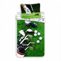 Parure de lit golf - 140 x 200 cm - Vert