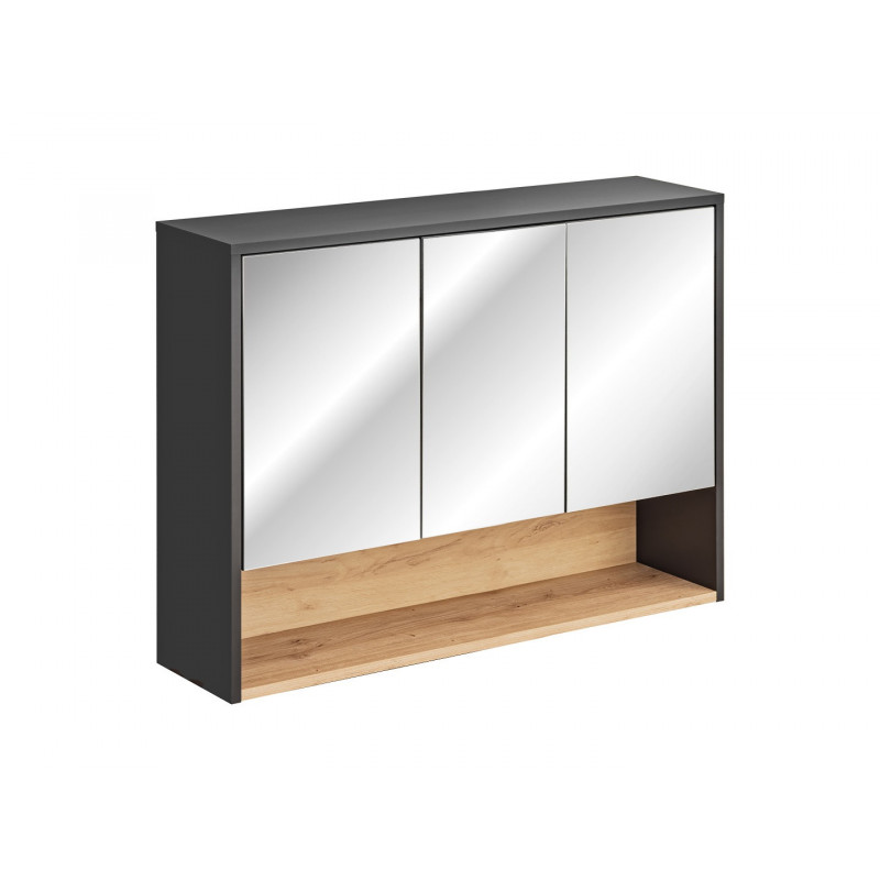 Armoire miroir - 100 x 25 x 75 cm - Borneo Cosmos