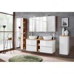 Plateau meuble sous vasque - 141 x 46 x 2,5 cm - Elise Oak